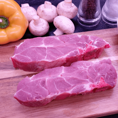 2 English Spare Rib Pork Chops