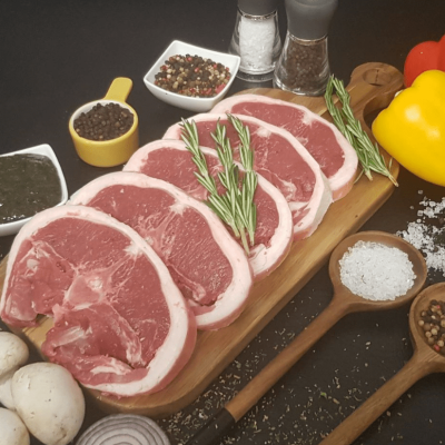 4 English Double Lamb Chops