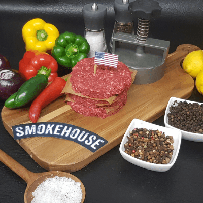 4 Homemade Louisiana Beef Burgers