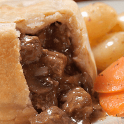 Bacon & Onion Suet Pudding