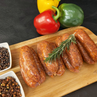 Homemade Lamb & Mint Sausages